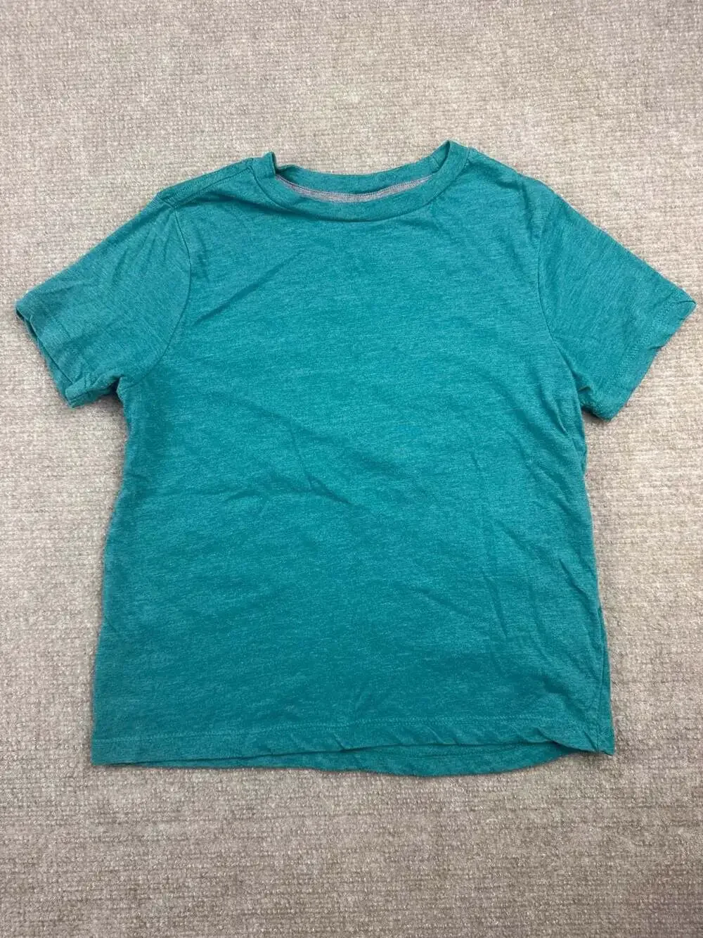 Old Navy Boys Short Sleeve Crew Neck T-Shirt Teal Size S (6-7)